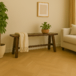 Teakhouten bankje 100cm – Walnoot